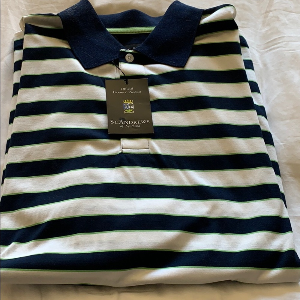 St. Andrews of Scotland Golf Polo NWT